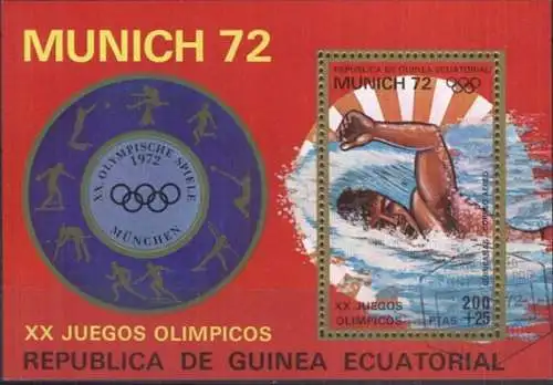 REPUBLICA DE GUINEA ECUATORIAL 1972 Mi-Nr. Block 17 o used