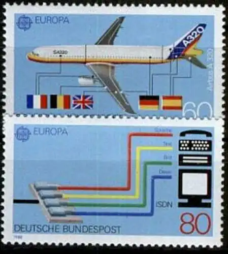 DEUTSCHLAND 1988 Mi-Nr. 1367/68 ** MNH - CEPT