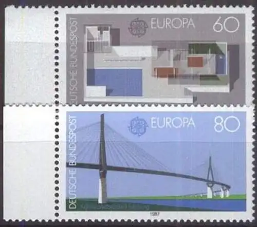 DEUTSCHLAND 1987 Mi-Nr. 1321/22 ** MNH - CEPT