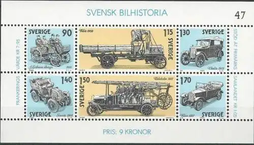 SCHWEDEN 1980 Mi-Nr. Block 8 ** MNH