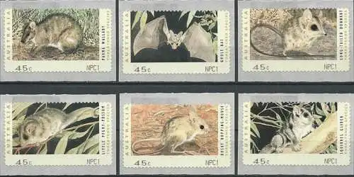 AUSTRALIEN 1993 Mi-Nr. ATM 27/32 Automatenmarken ** MNH