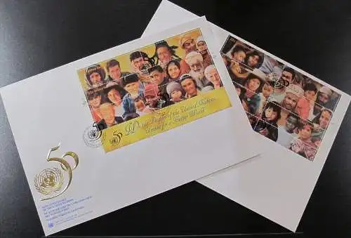 UNO NEW YORK 1995 Mi-Nr. 692/03 FDC