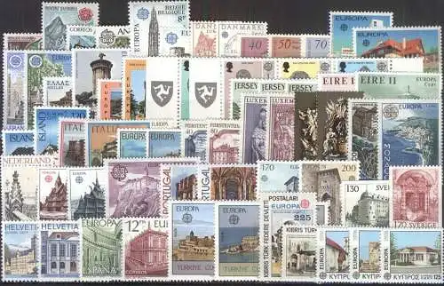 EUROPA - CEPT Jahrgang 1978 complete year set without blocs ** MNH