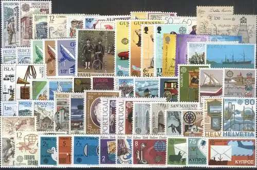 EUROPA - CEPT Jahrgang 1979 complete year set without blocs ** MNH