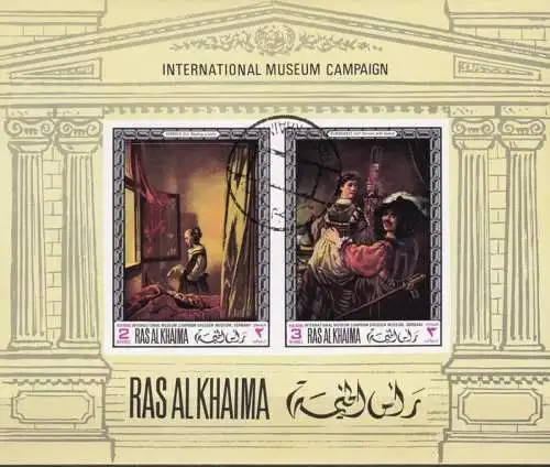 RAS AL KHAIMA 1968 Mi-Nr.Block 43 B o used