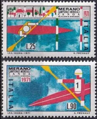 ITALIEN 1971 Mi-Nr. 1339/40 ** MNH