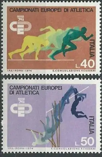 ITALIEN 1974 Mi-Nr. 1453/54 ** MNH