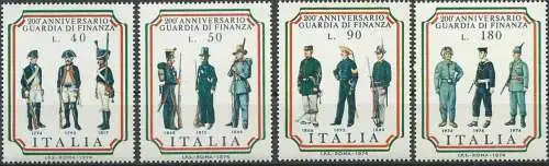 ITALIEN 1974 Mi-Nr. 1447/50 ** MNH