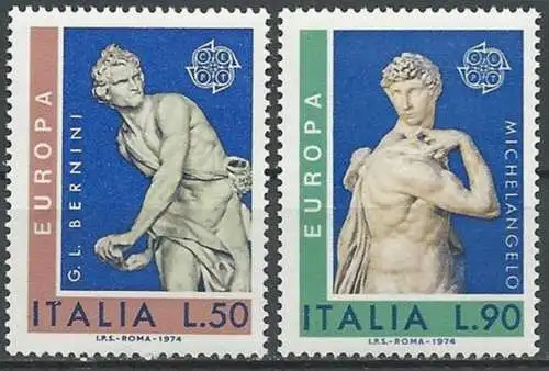 ITALIEN 1974 Mi-Nr. 1440/41 ** MNH