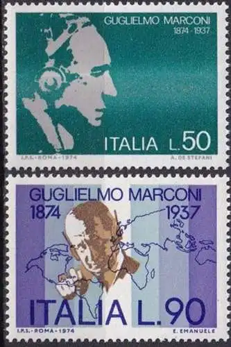 ITALIEN 1974 Mi-Nr. 1438/39 ** MNH