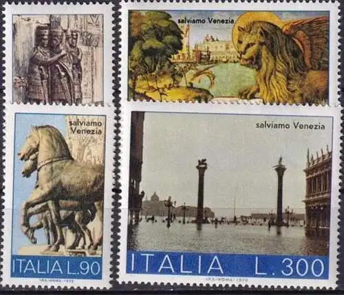 ITALIEN 1973 Mi-Nr. 1400/03 ** MNH