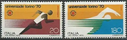 ITALIEN 1970 Mi-Nr. 1312/13 ** MNH