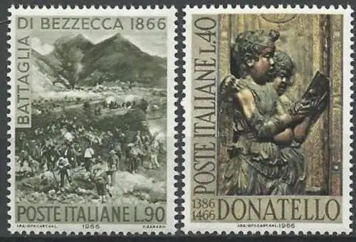 ITALIEN 1966 Mi-Nr. 1213 1214 ** MNH