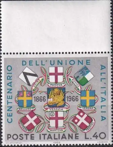 ITALIEN 1966 Mi-Nr. 1205 ** MNH