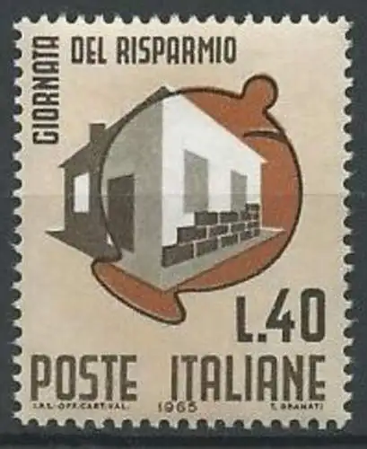 ITALIEN 1965 Mi-Nr. 1192 ** MNH