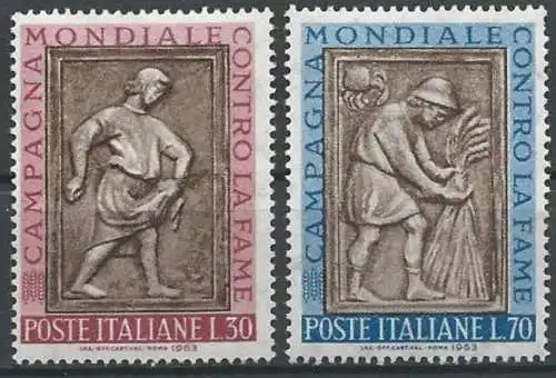 ITALIEN 1963 Mi-Nr. 1140/41 ** MNH