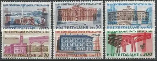 ITALIEN 1961 Mi-Nr. 1107/12 ** MNH