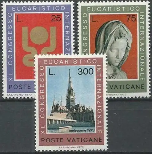 VATIKAN 1973 Mi-Nr. 615/17 ** MNH
