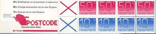 NIEDERLANDE 1982 Mi-Nr. MH 29 PB 28 A ** MNH