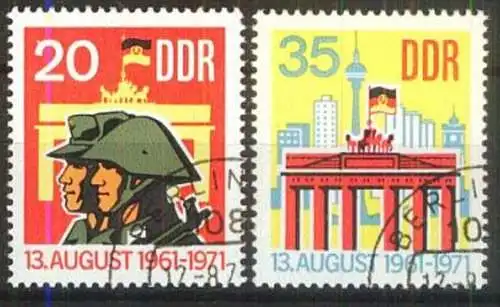 DDR 1971 Mi-Nr. 1691/92 o used