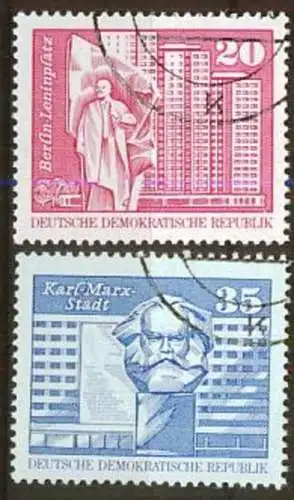 DDR 1973 Mi-Nr. 1820/21 o used