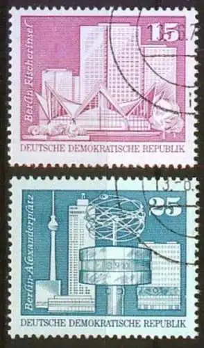 DDR 1973 Mi-Nr. 1853/54 o used