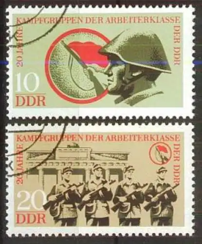 DDR 1973 Mi-Nr. 1874/75 o used