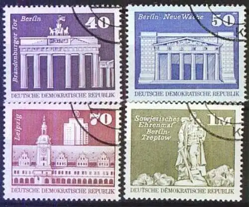 DDR 1973 Mi-Nr. 1879/82 o used