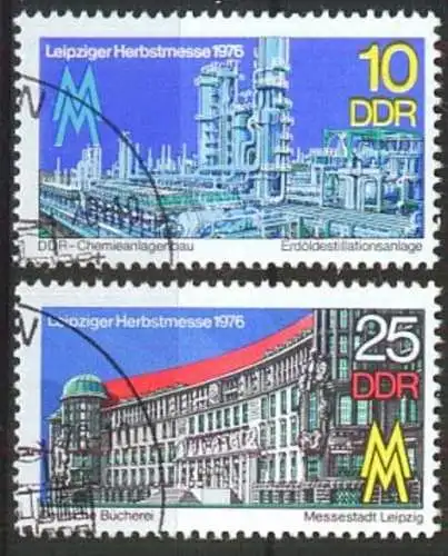 DDR 1976 Mi-Nr. 2161/62 o used