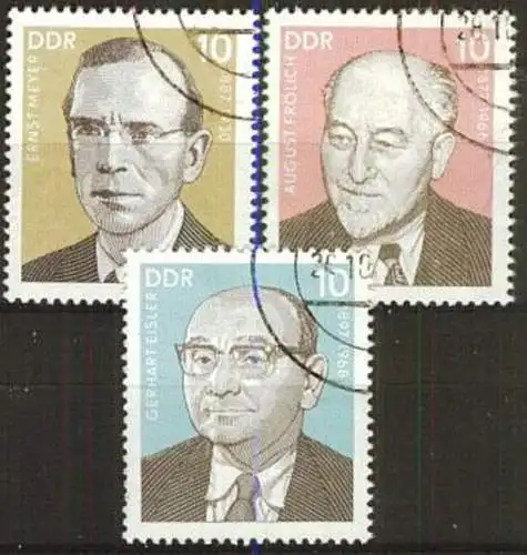 DDR 1977 Mi-Nr. 2264/66 o used