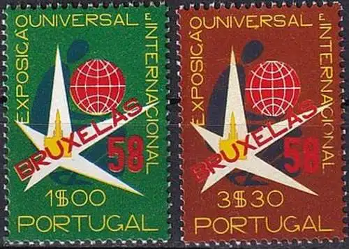 PORTUGAL 1958 Mi-Nr. 862/63 ** MNH