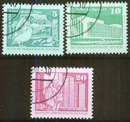 DDR 1980 Mi-Nr. 2483/85 o used