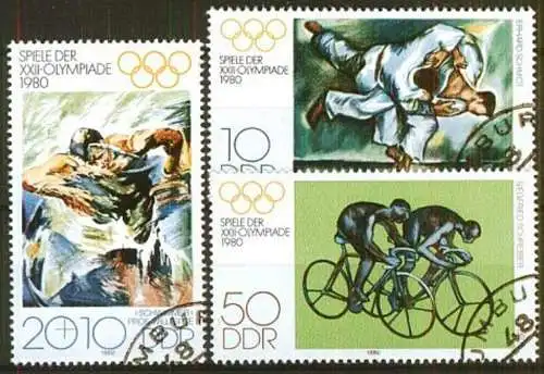 DDR 1980 Mi-Nr. 2528/30 o used