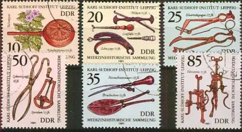 DDR 1981 Mi-Nr. 2640/45 o used