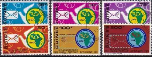 GUINEA 1972 Mi-Nr. 628/33 o used - aus Abo