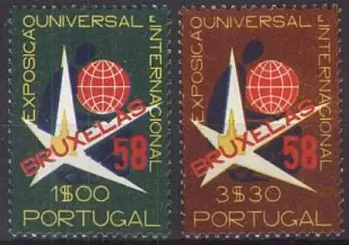 PORTUGAL 1958 Mi-Nr. 862/63 ** MNH