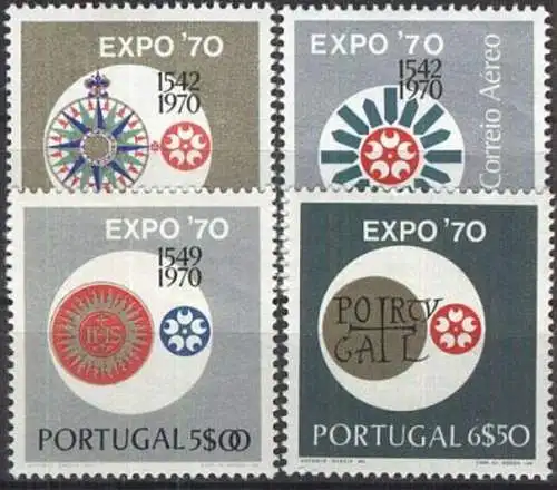 PORTUGAL 1970 Mi-Nr. 1105/08 ** MNH