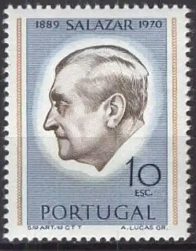 PORTUGAL 1971 Mi-Nr. 1138 A ** MNH