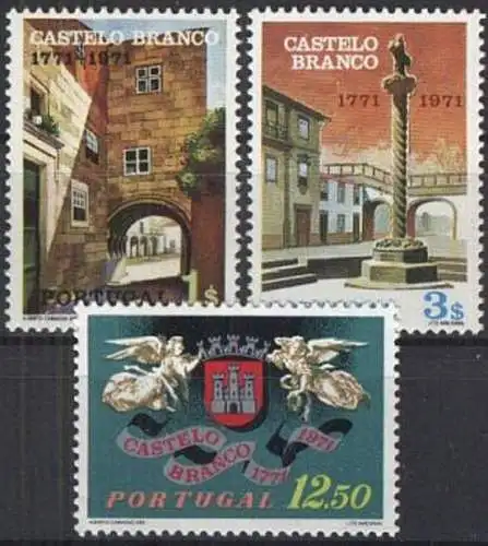 PORTUGAL 1971 Mi-Nr. 1143/45 ** MNH