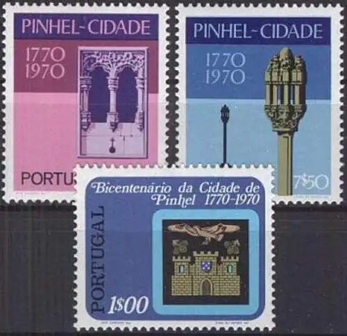 PORTUGAL 1972 Mi-Nr. 1160/62 ** MNH
