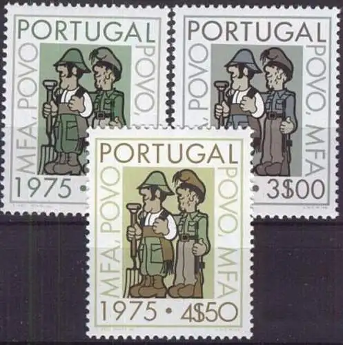 PORTUGAL 1975 Mi-Nr. 1272/74 ** MNH