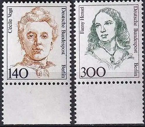 BERLIN 1989 Mi-Nr. 848/49 ** MNH