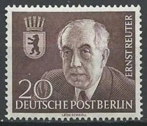 BERLIN 1954 Mi-Nr. 115 ** MNH