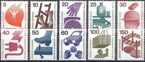 BERLIN 1971 Mi-Nr. 402/11 A ** MNH