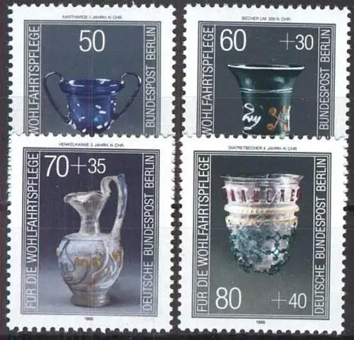 BERLIN 1986 Mi-Nr. 765/68 ** MNH