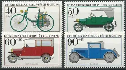 BERLIN 1982 Mi-Nr. 660/63 ** MNH