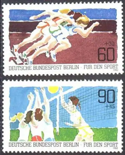 BERLIN 1982 Mi-Nr. 664/65 ** MNH