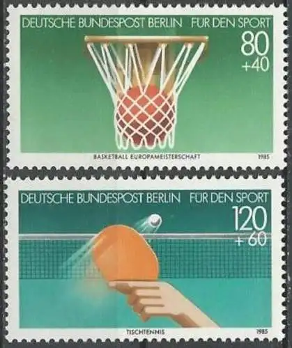 BERLIN 1985 Mi-Nr. 732/33 ** MNH