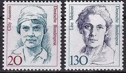 DEUTSCHLAND 1988 Mi-Nr. 1365/66 ** MNH