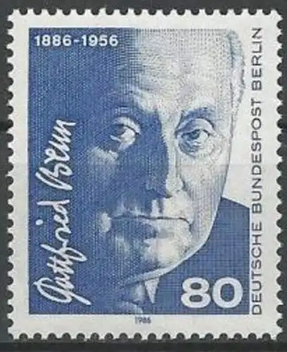 BERLIN 1986 Mi-Nr. 760 ** MNH